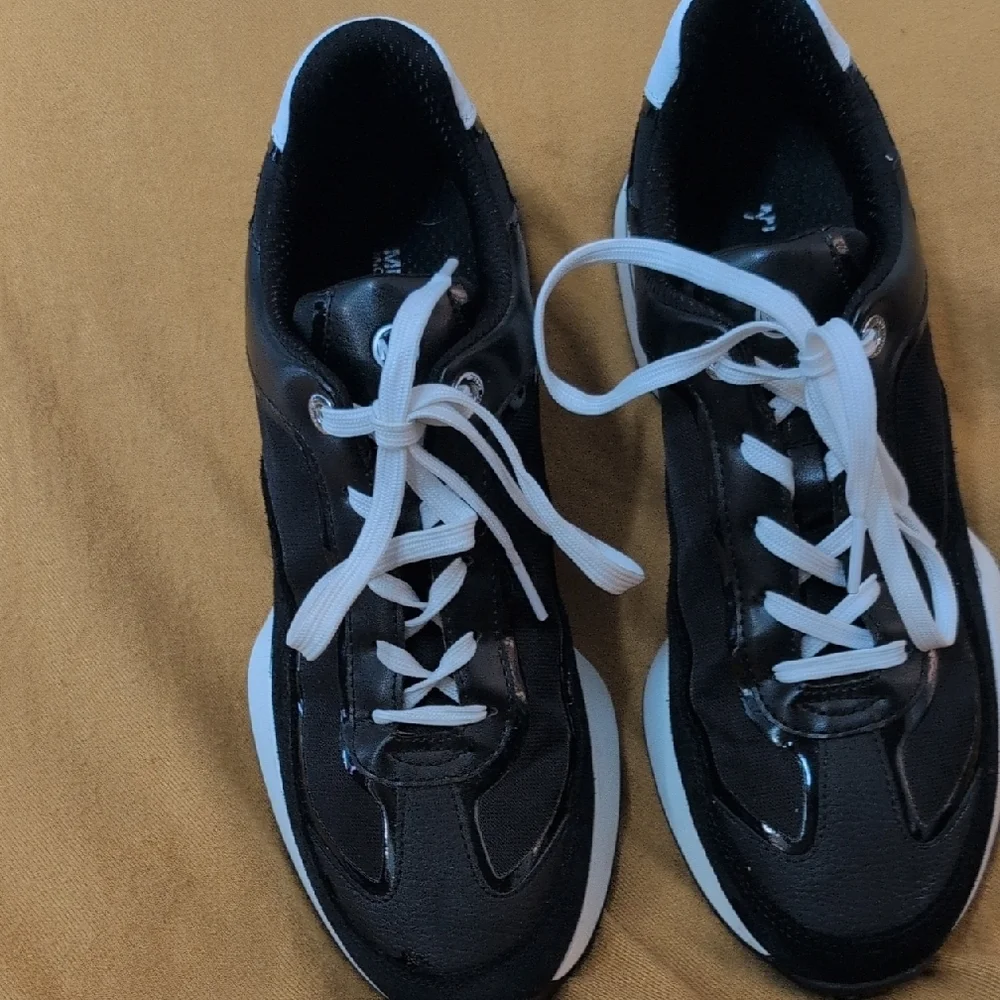Michael Kors Black and White Athletic Shoes - Picture 3 of 5
